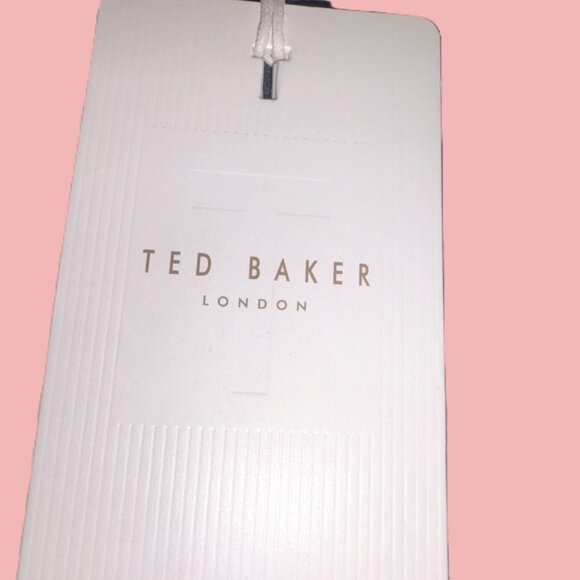 Ted Baker of London Black Patent Leather Rose Gold Kiss-Lock Wallet NWT - Picture 10 of 12